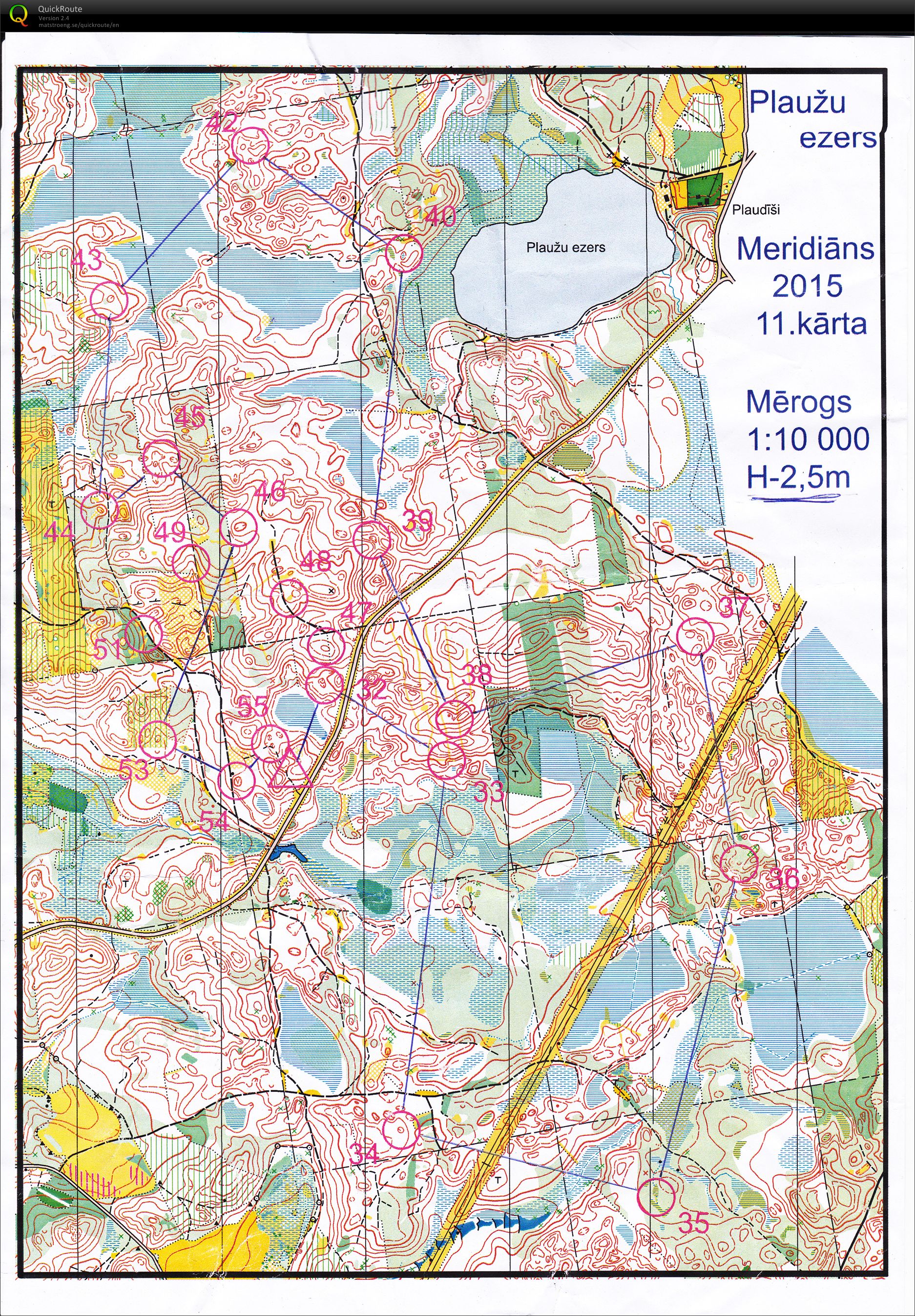 Meridians o-intervals (09/06/2015)