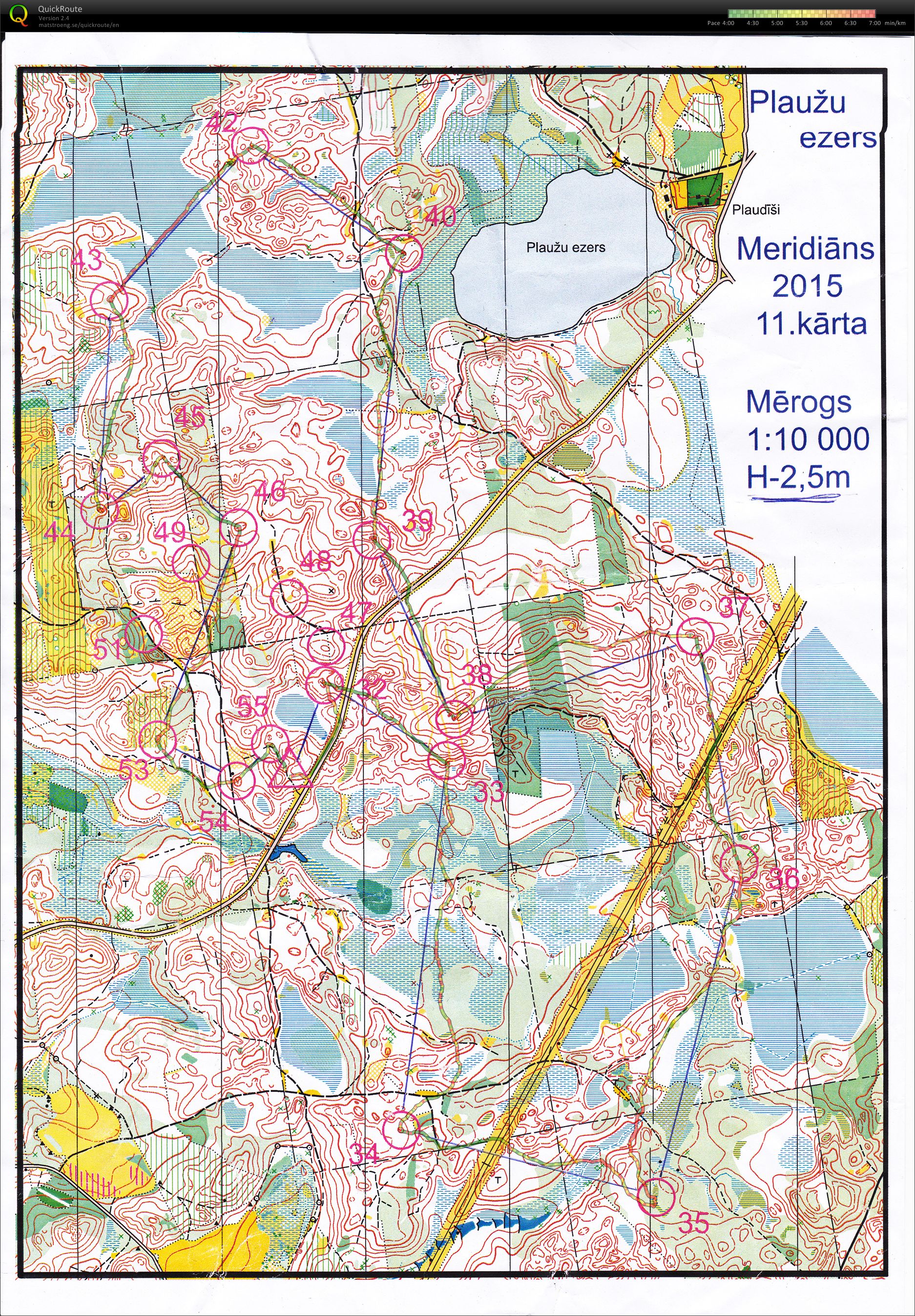 Meridians o-intervals (09/06/2015)