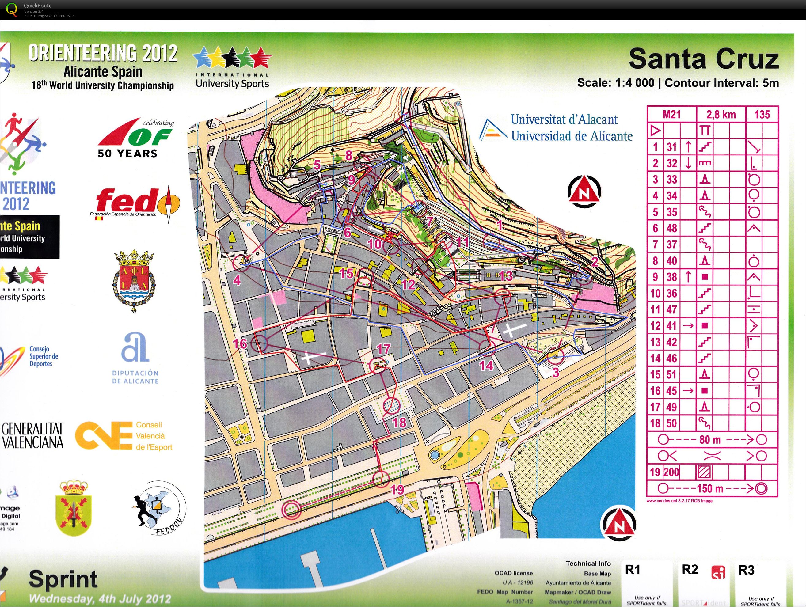 WUOC sprint (04/07/2012)