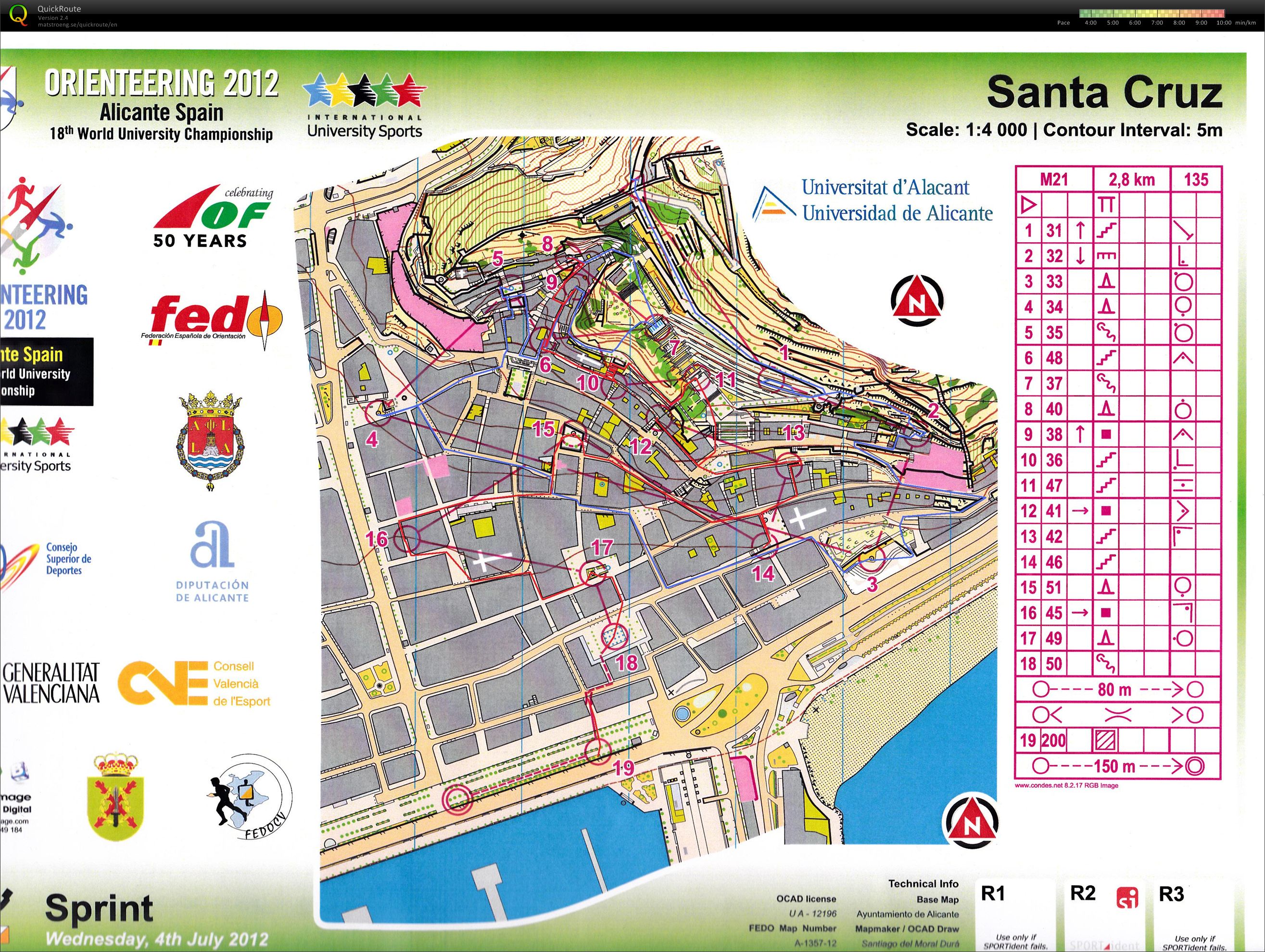 WUOC sprint (04/07/2012)