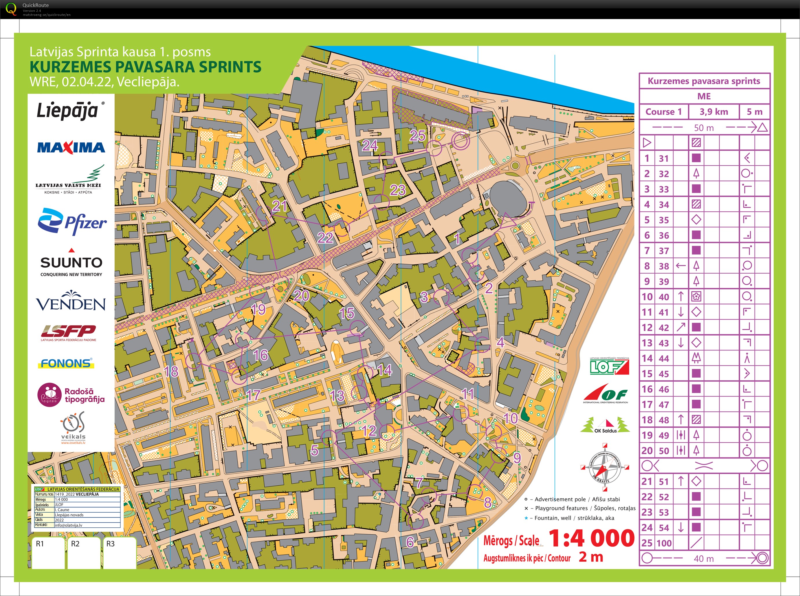 Kurzemes pavasaris Sprint (02/04/2022)