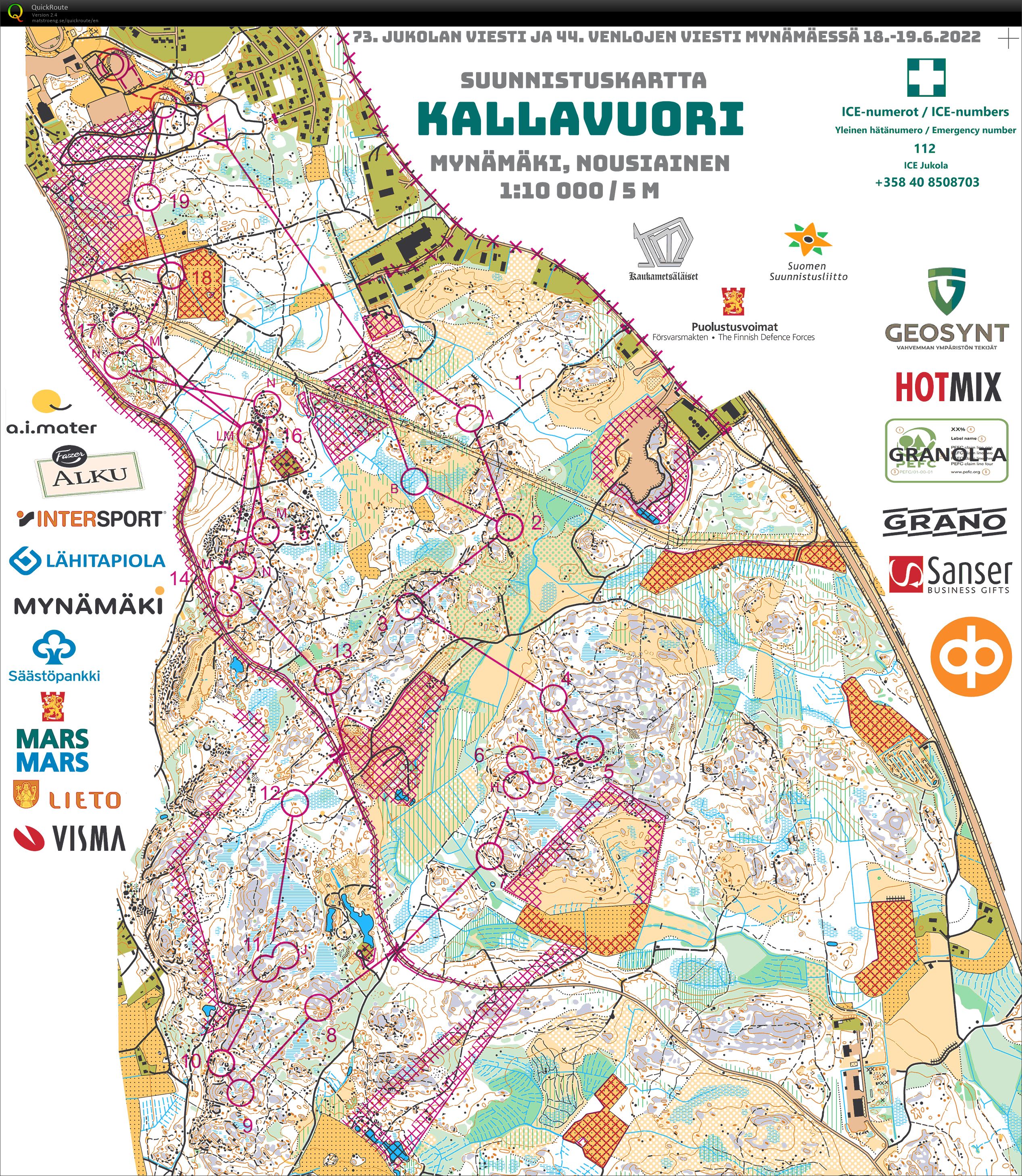Lukkari Jukola - Venla relay (18/06/2022)