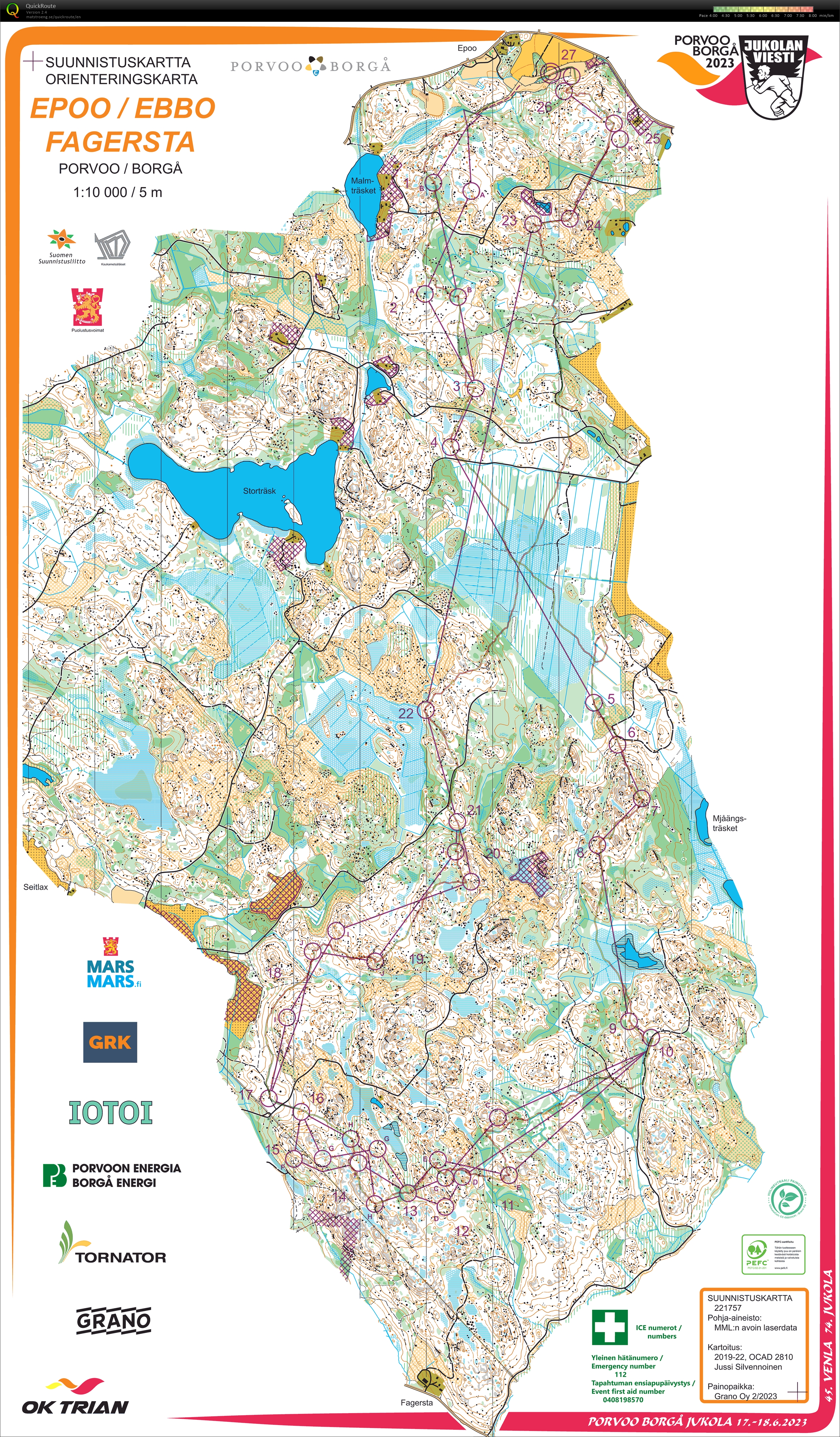 Jukola 2023 leg 2 (17/06/2023)