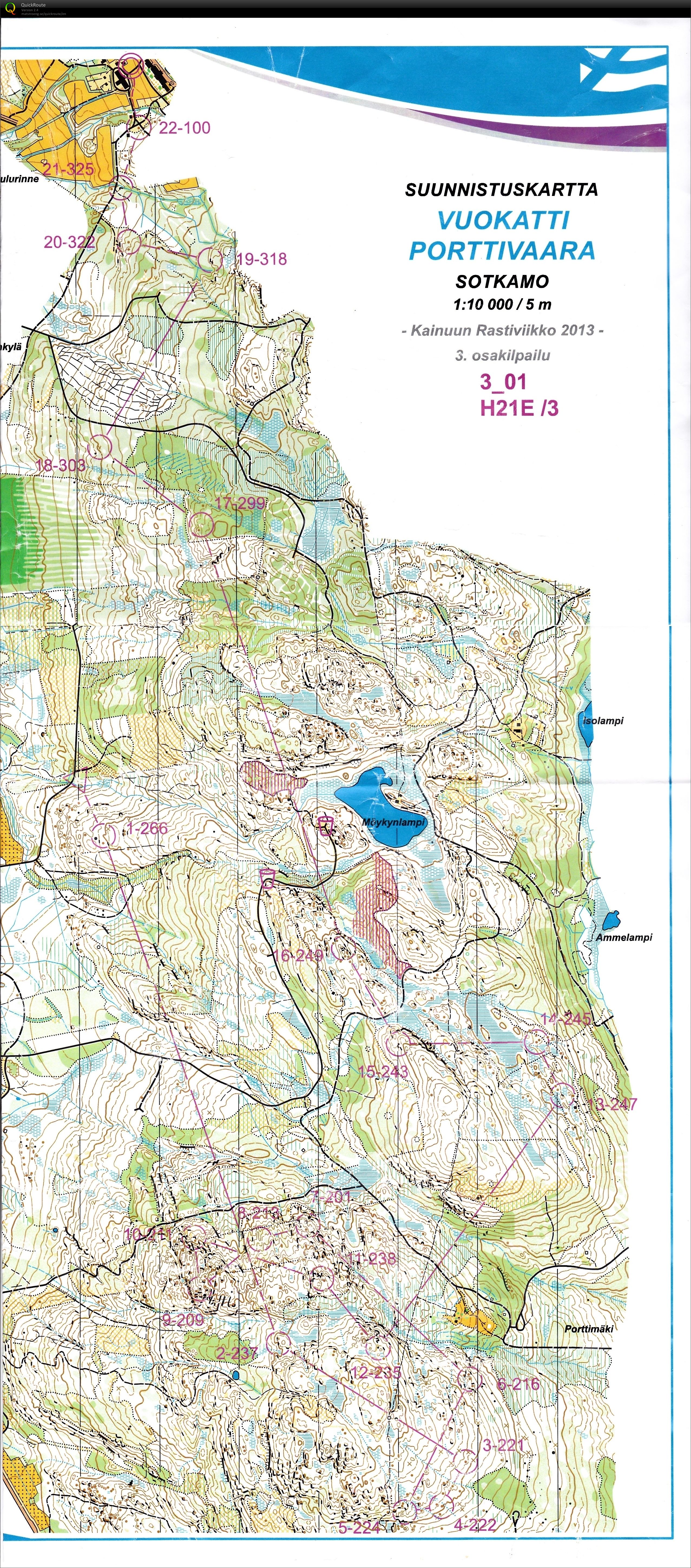 Kainuu Orienteering Week Day 3 (11-07-2013)